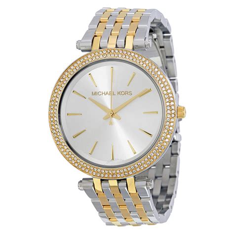 Michael Kors silver dial watch